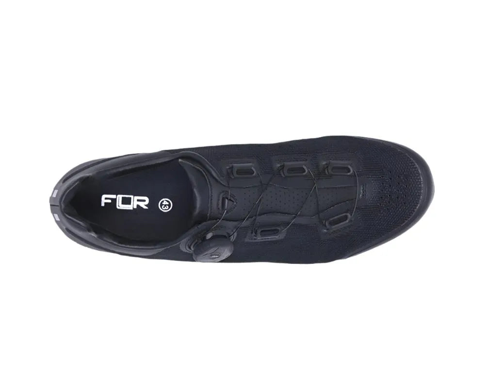 FLR F-11 Knit Road Cycling Shoe (Black) | Cycling Gears Hub
