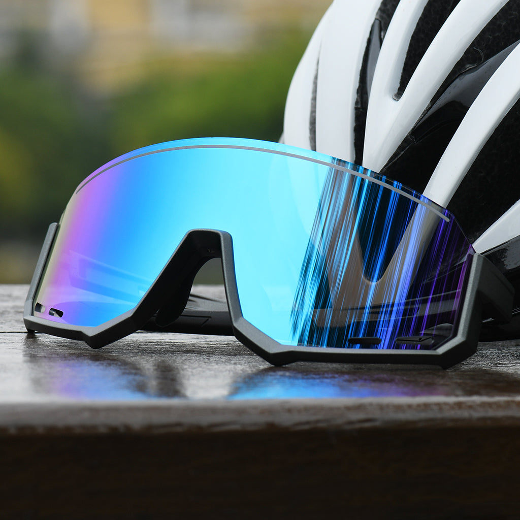 Magicshine Sprinter Photocromic Sport Sunglasses Blue&Grey Color
