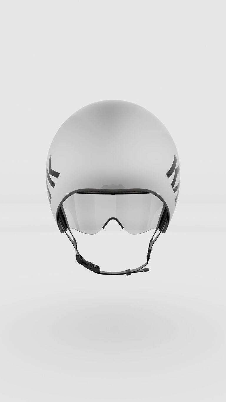 Kask Bambino Pro Aero Road & Track Cycling Helmet with Magnetic Visor – Time Trial & Track Sprint Helmet White | Cycling Gears Hub