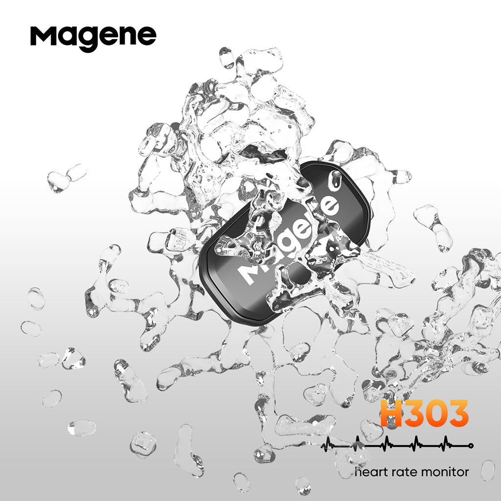 Magene H303 Heart Rate Sensor – Chest Strap with Bluetooth & ANT+ for Cycling, Gym & Cardio Workouts
