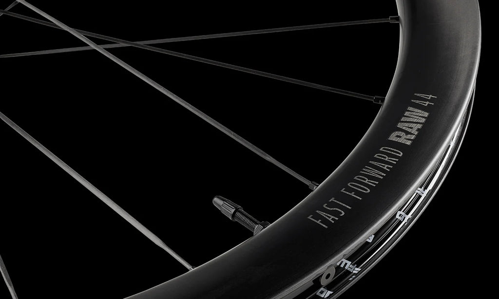 FFWD Raw 44 Carbon Tubeless Ready Disc Brake Wheelset (Creamic speed hub)- Shimano Color -Glossy Black| Cycling Gears Hub