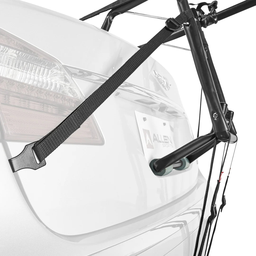 Allen Deluxe 3-Bike Carrier Rack – Narrow Mount, Black with Side Strips | Car Rear Bicycle Rack|CYCLING GEARS HUB