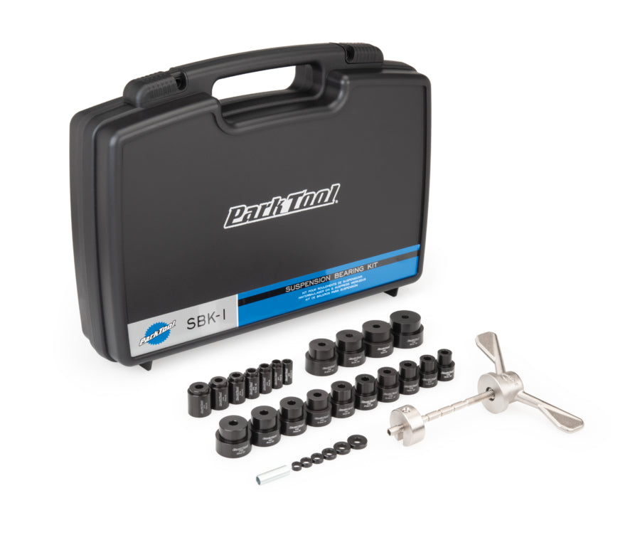 Park Tool SBK-1 Suspension Bearing Kit - MTB Linkage Bearing Press and Extractor Set