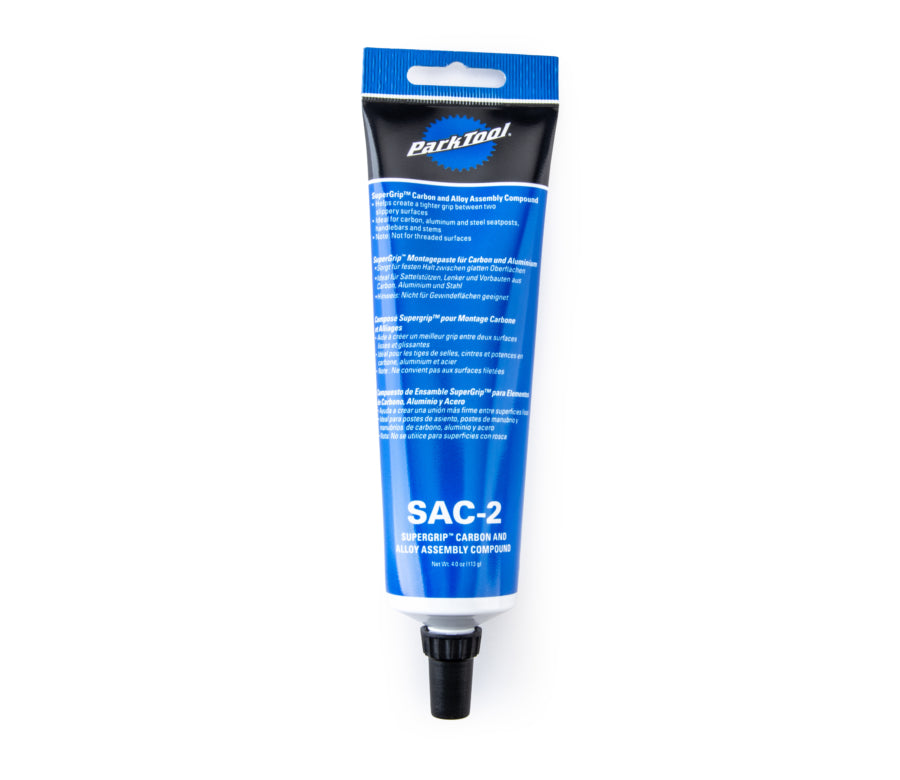 Park Tool SAC-2 SuperGrip Assembly Compound - Carbon Alloy and Steel Grip Compound 113g