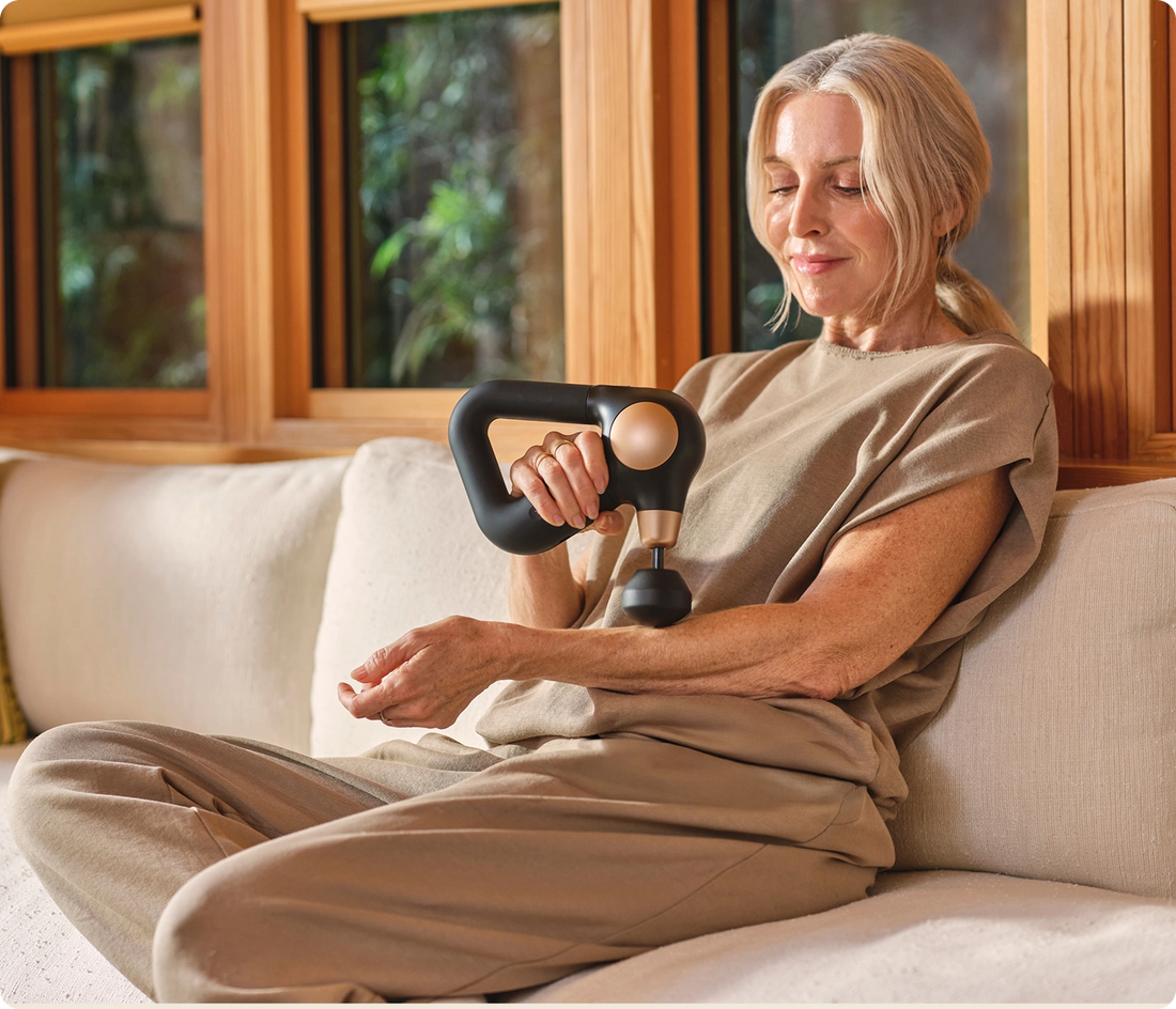 Theragun Sense 2nd Gen – Stress Relief Massage Device with LCD Guide|Cycling Gears Hub