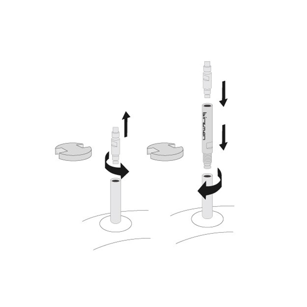 Birzman 80mm Valve Extender only (2pcs.) – Presta Valve Extension