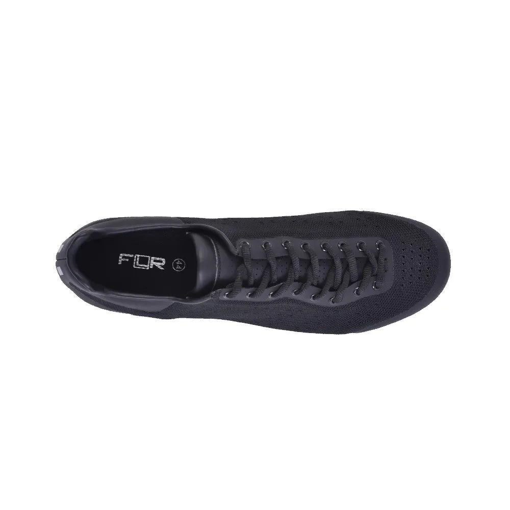 FLR F-35 Knit Lace Road Cycling Shoe (Black) | Cycling Gears Hub