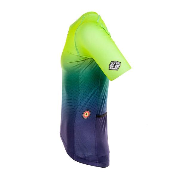 Bioracer Spitfire Mens Cycling Jersey (Jupiter Sunset Green) | Cycling Gears Hub