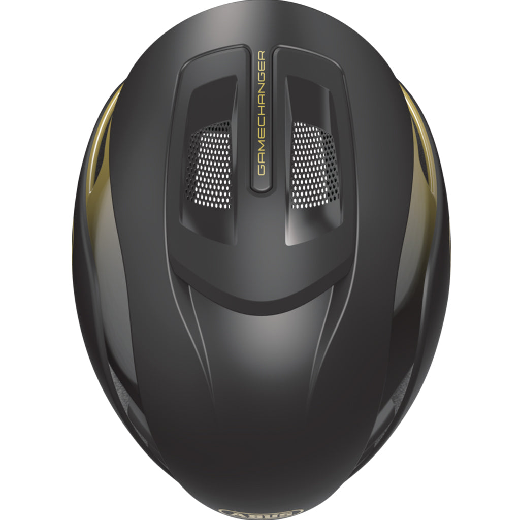 Abus GameChanger 2.0 Helmet – Black/Gold | Aerodynamic Pro Road Cycling Helmet