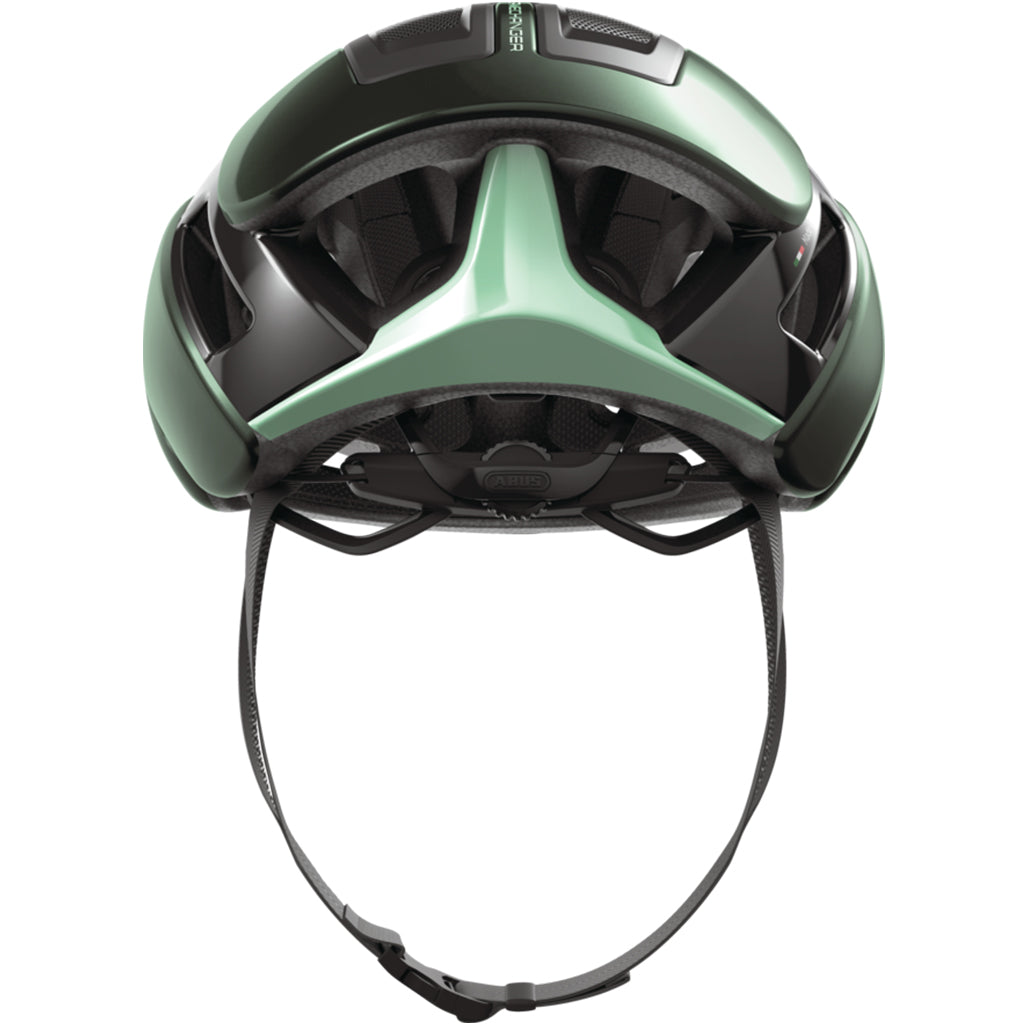 Abus Gamechanger 2.0 Aero Road Cycling Helmet (Moss Green) | Cycling Gears Hub
