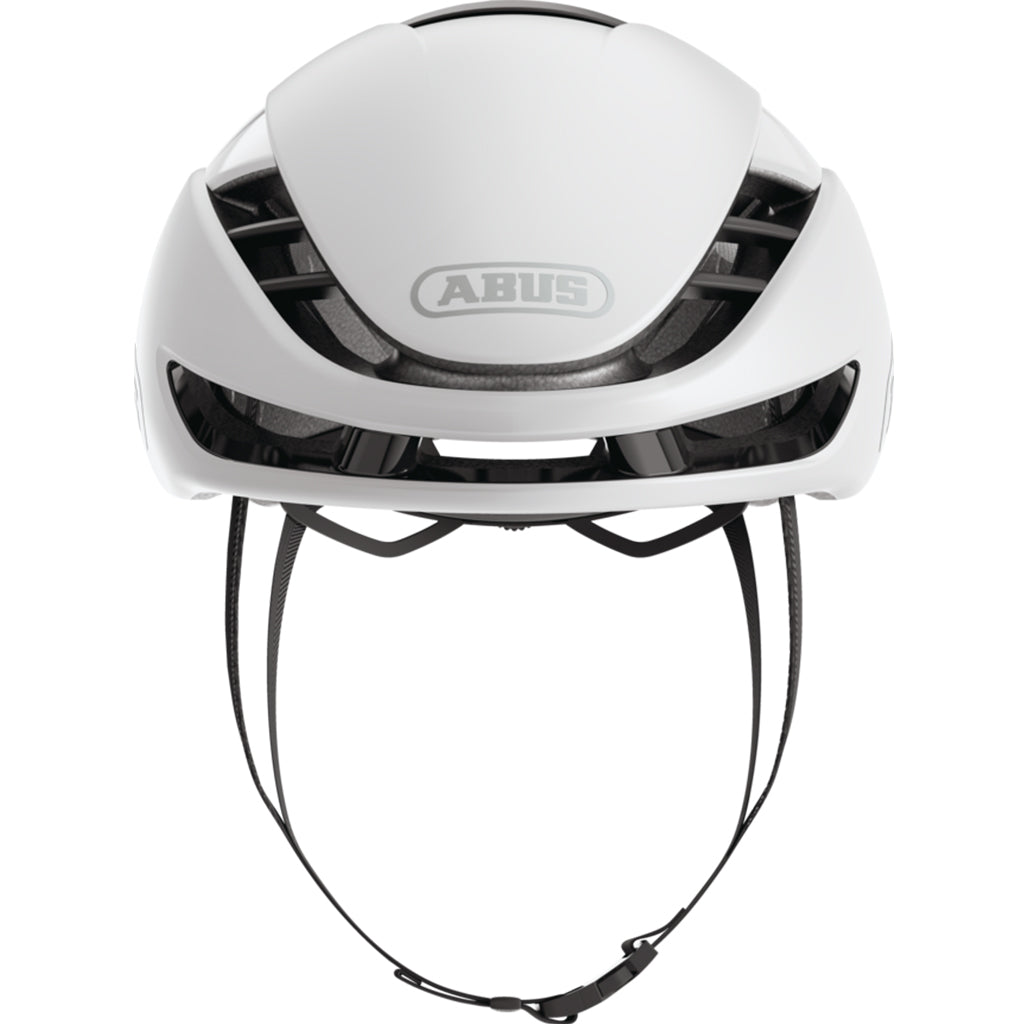 Abus GameChanger 2.0 Helmet – Polar White | Pro-Level Aerodynamic Road Cycling Helmet