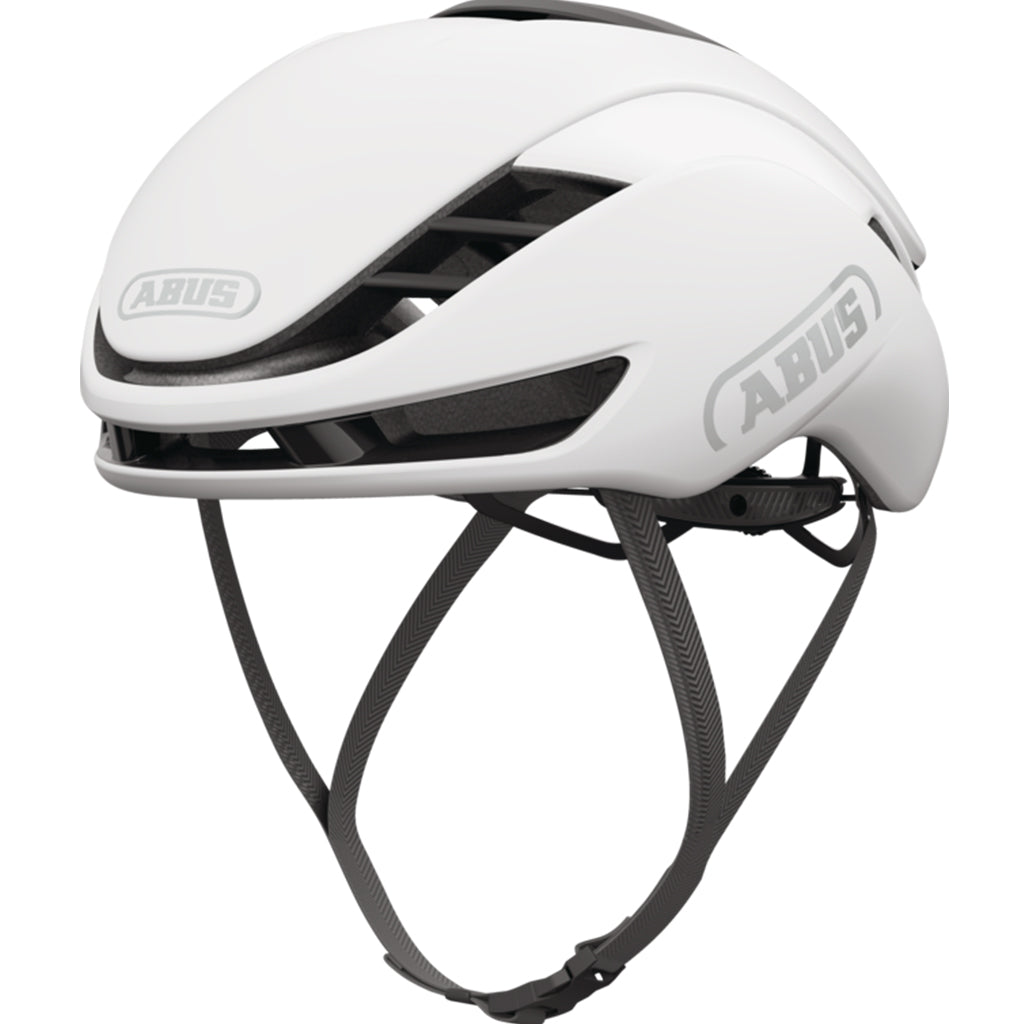 Abus GameChanger 2.0 Helmet – Polar White | Pro-Level Aerodynamic Road Cycling Helmet