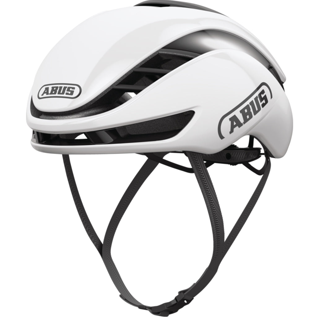Abus Gamechanger 2.0 Aero Road Cycling Helmet (Shiny White) | Cycling Gears Hub