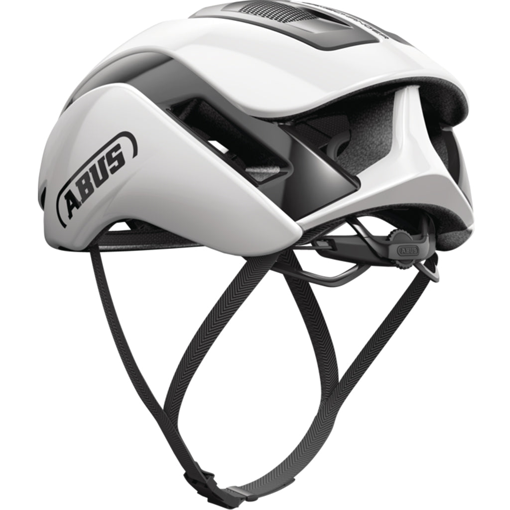 Abus Gamechanger 2.0 Aero Road Cycling Helmet (Shiny White) | Cycling Gears Hub