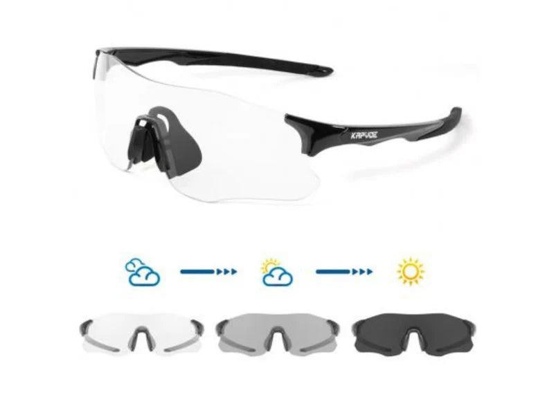 KAPVOE K1129 Photochromic Sunglasses Color Black