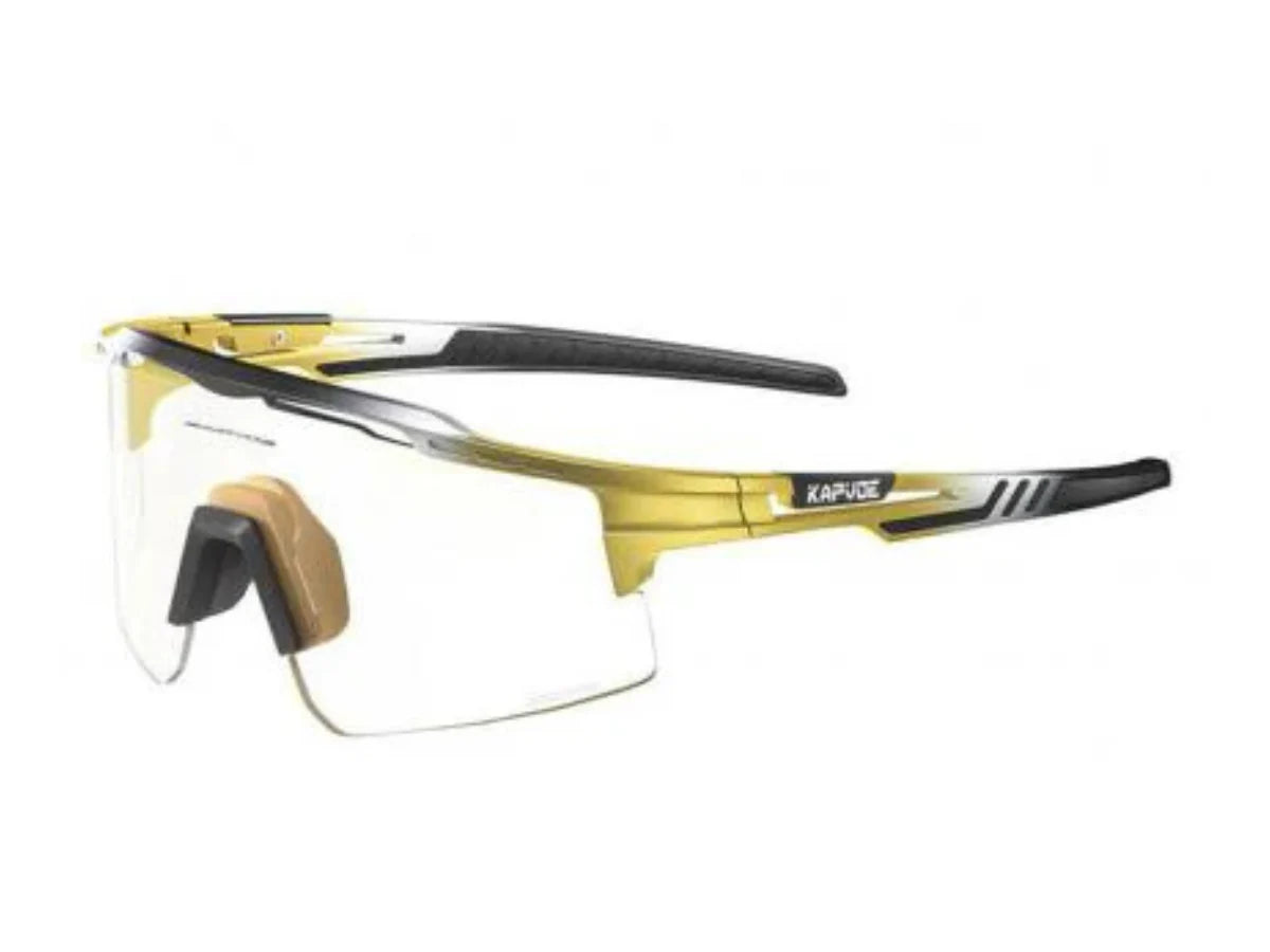 KAPVOE X75 Colour PhotoChromic Cycling Sunglasses – Gold