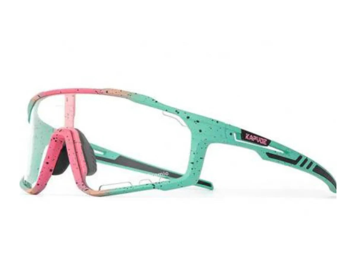 KAPVOE X76 Antifog Photochromic Sunglasses Color Black/Green/Pink