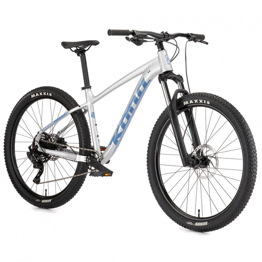 Kona Fire Mountain 27.5" Mountain Bike – Silver Large Color