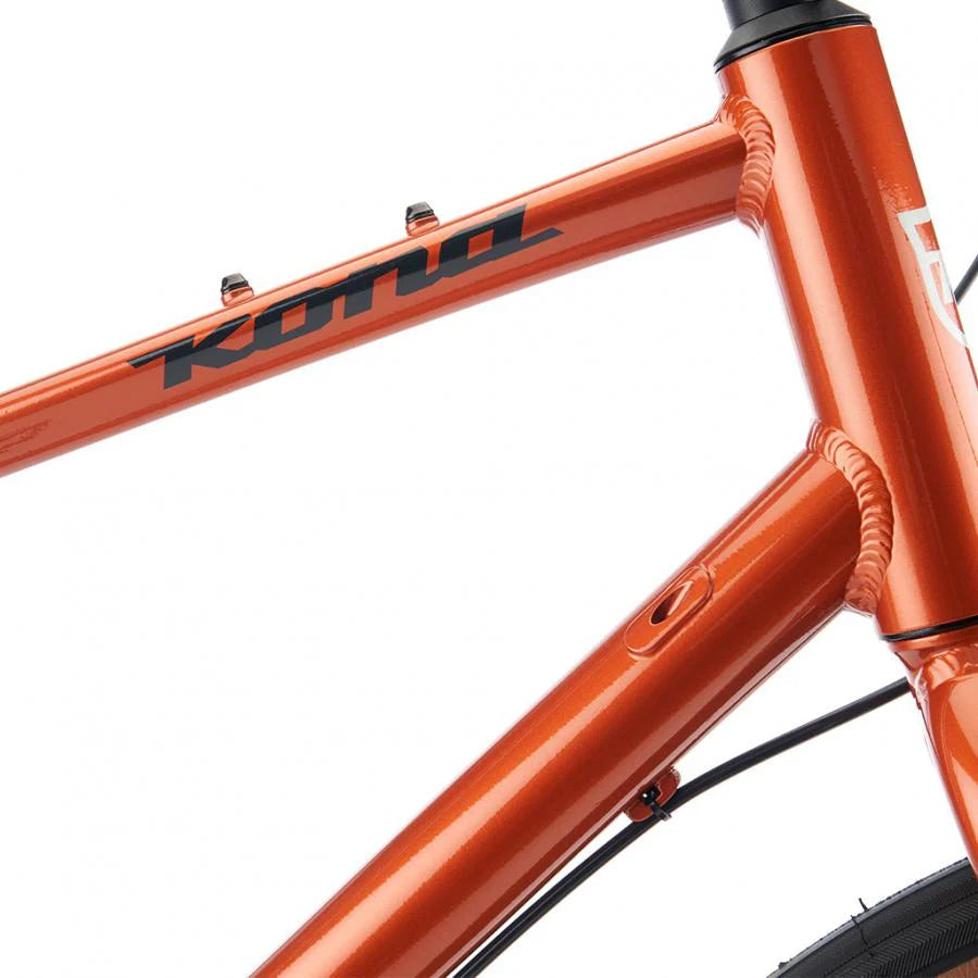 Kona Dew Plus Urban Bike – Satin Orange color
