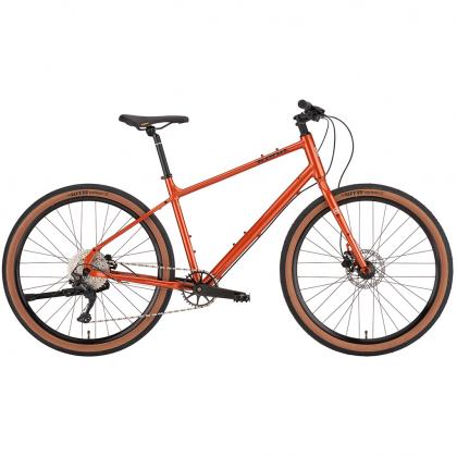 Kona Dew Plus Urban Bike – Satin Orange color
