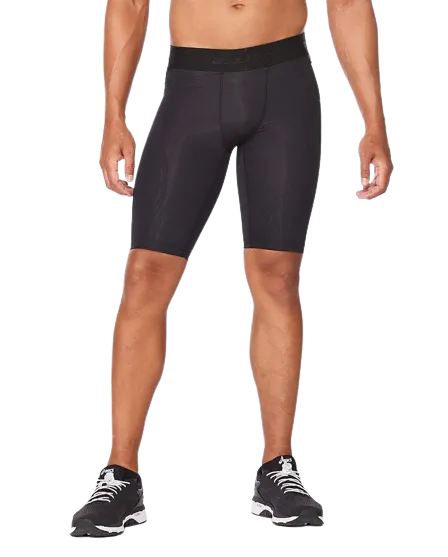2XU MA5366B Force Men's Compression Shorts (Black/Gold) | Cycling Gears Hub