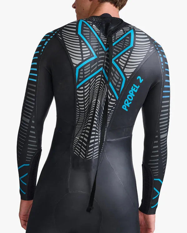 2XU MW4990C Propel 2 Men's Wetsuit (Black/Aloha) | Cycling Gears Hub