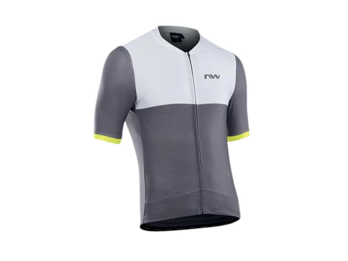 NW STORM AIR JERSEY-GREY/YELL FLU SIZE-M