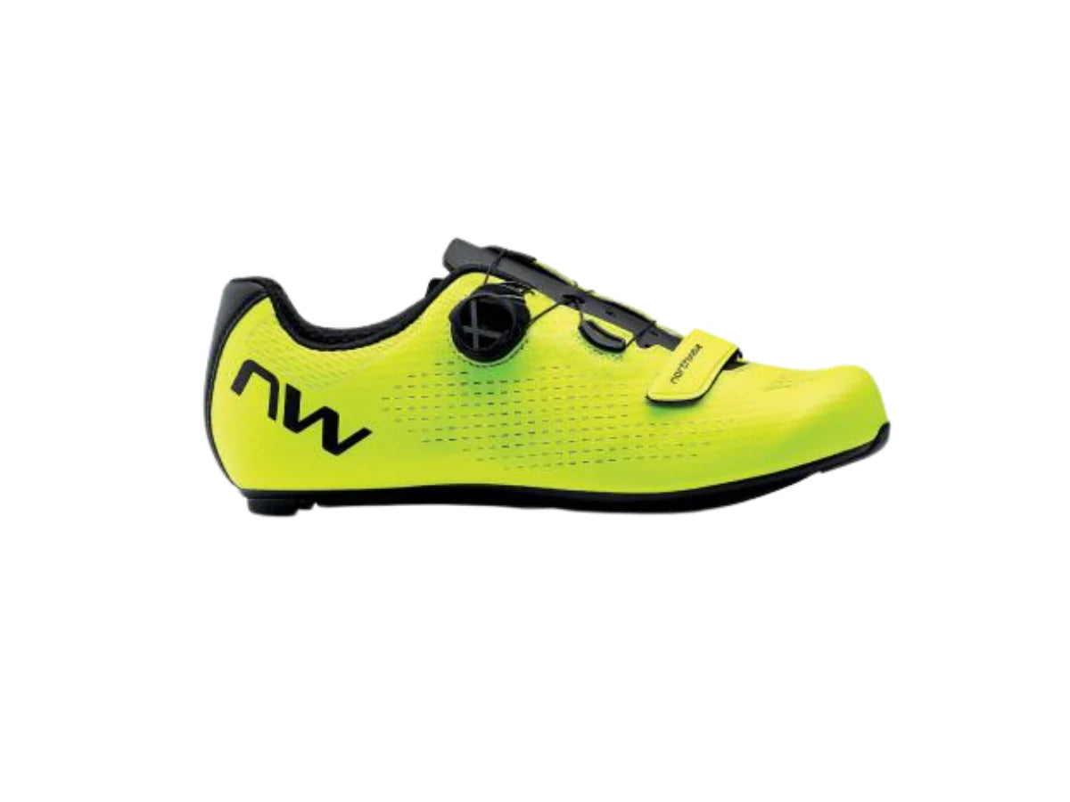 NW STORM CARBON2 ROAD SHOES-YLW FLU/BLK 44