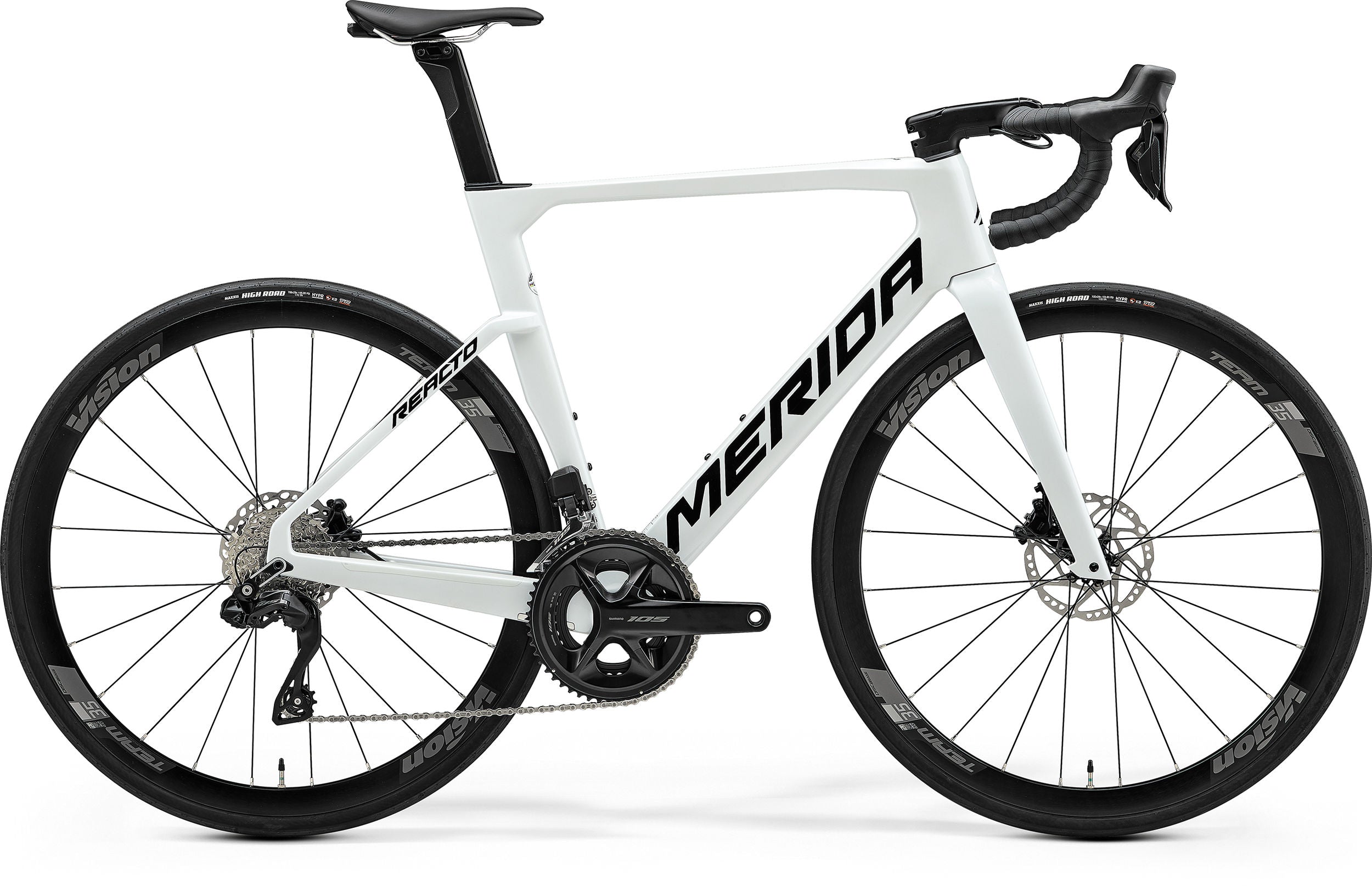 Merida Reacto 5000 IV1 (Pearl White/Black) | Cycling Gears Hub