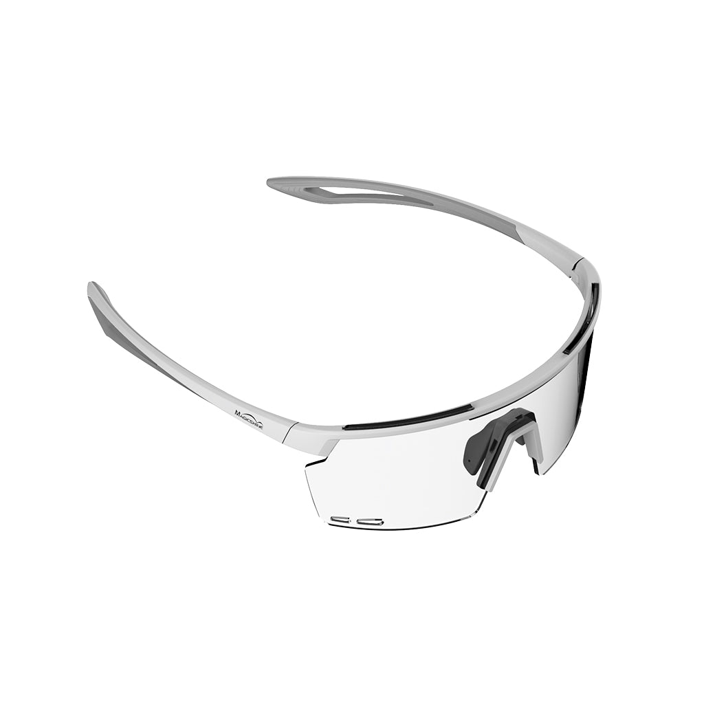Magicshine Rouler Sports Sunglass –White/Grey | Performance Cycling Eyewear
