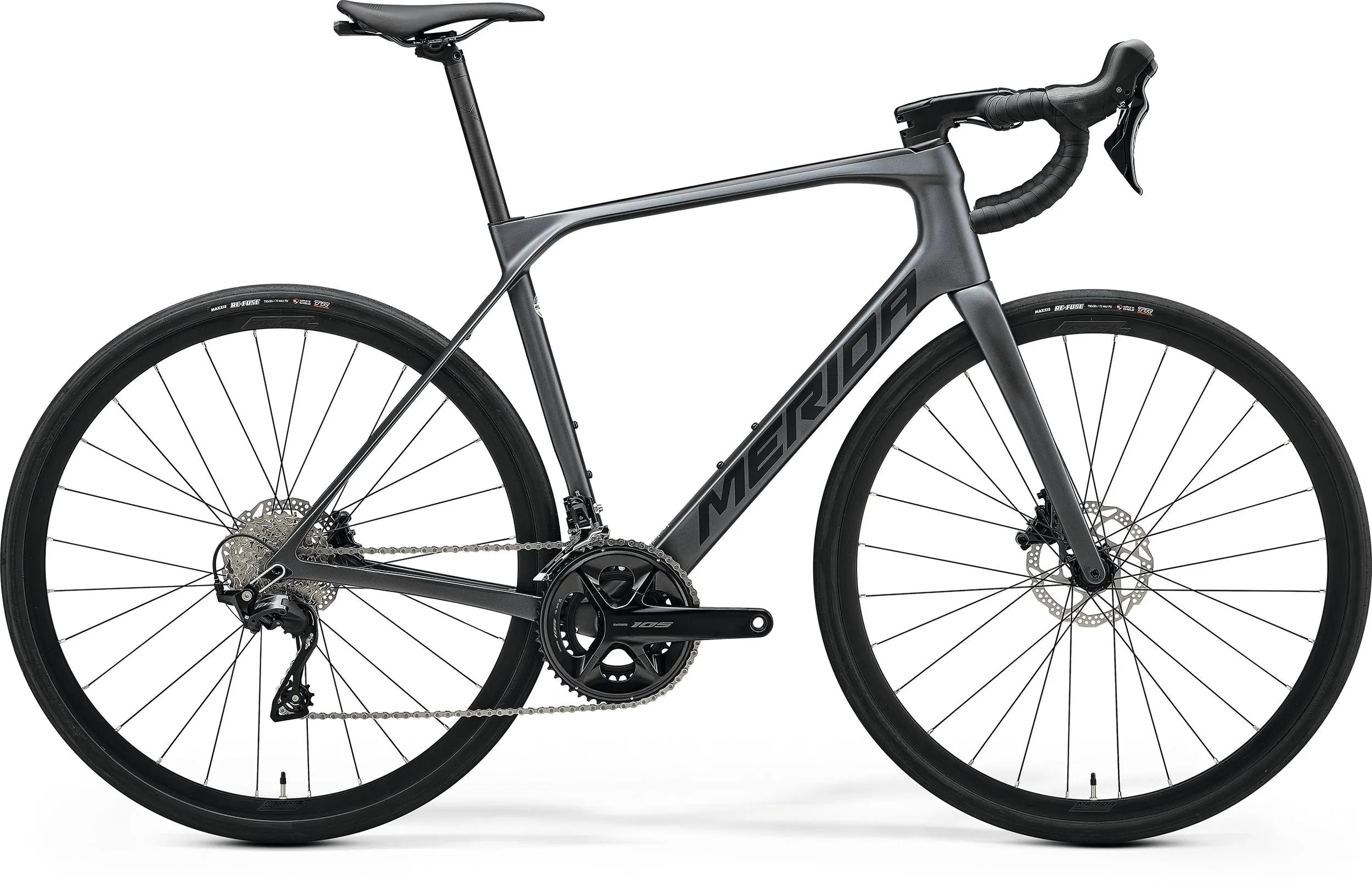 Merida Scultura Endurance 4000 II3 (Silk Dark SIlver/Black) | Cycling Gears Hub