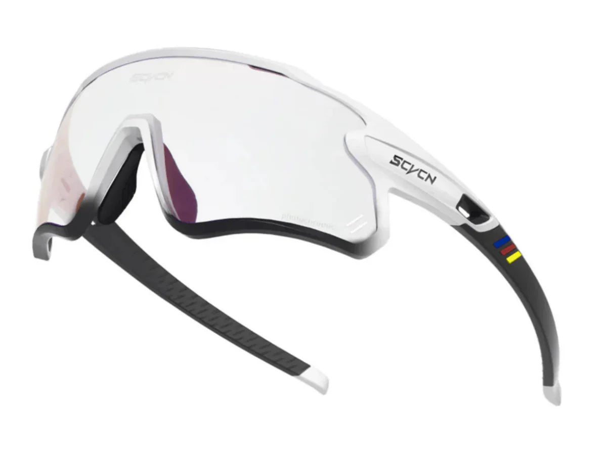 SCVCN S1 COLOUR PC SUNGLASSES-RED/WHITE/BLK