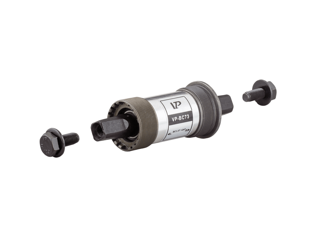 VP Components Square Taper Bottom Bracket (Polished Silver) | Cycling Gears Hub