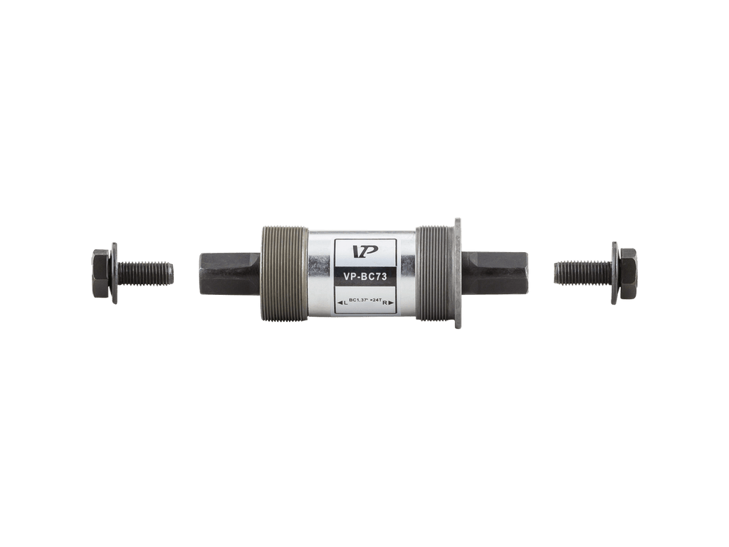 VP Components Square Taper Bottom Bracket (Polished Silver) | Cycling Gears Hub