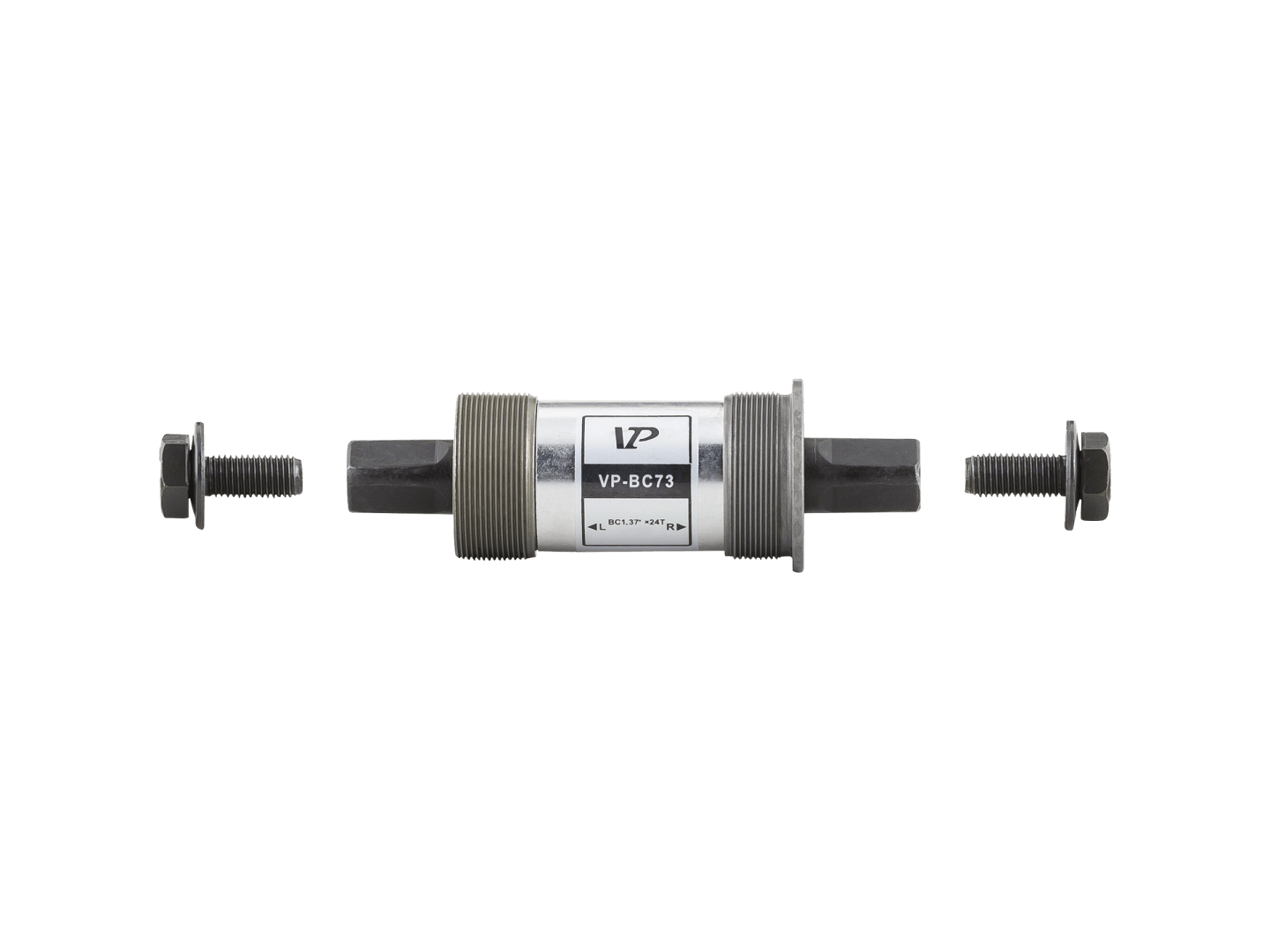 VP Components Square Taper Bottom Bracket (Polished Silver) | Cycling Gears Hub
