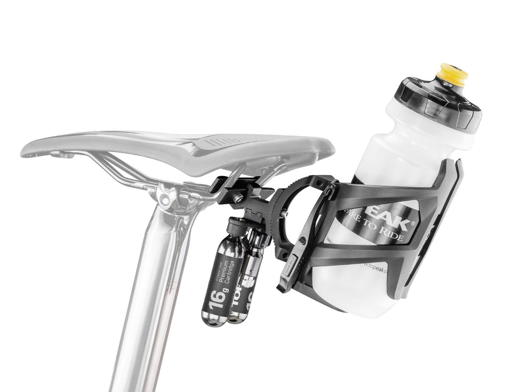 TOPEAK BOTTLE CAGE TRI-CAGE WITH 2 INTEGRATED TIRE LEVERS