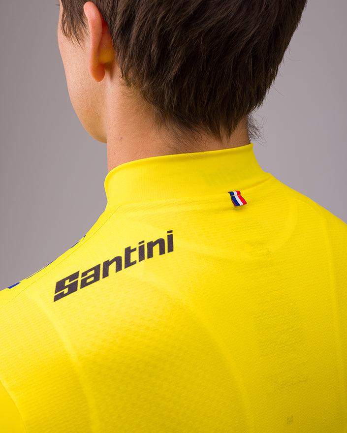 Santini TDF Leader Mens Cycling Jersey (Yellow) | Cycling Gears Hub