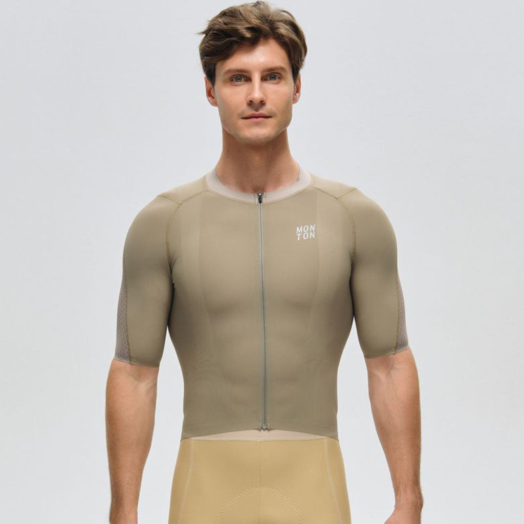 Monton Traveler Jersey – Moss Grey | Men’s Performance Cycling Jersey (EU-M)