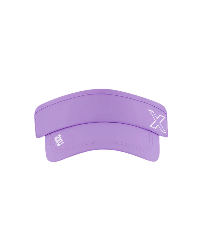 2XU UQ6165F Performance Visor (Grape Fizz/White) | Cycling Gears Hub