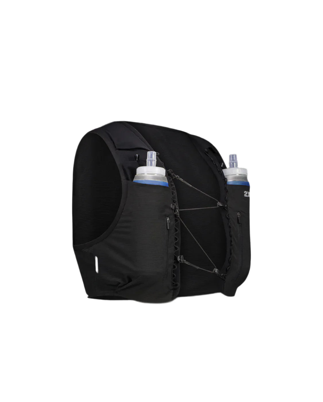 2XU Run Hydration Vest  (Black/Silver Reflective) | Cycling Gears Hub