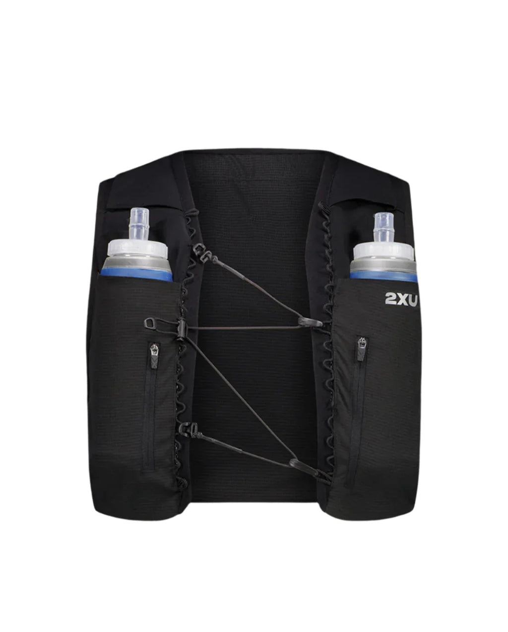 2XU Run Hydration Vest  (Black/Silver Reflective) | Cycling Gears Hub