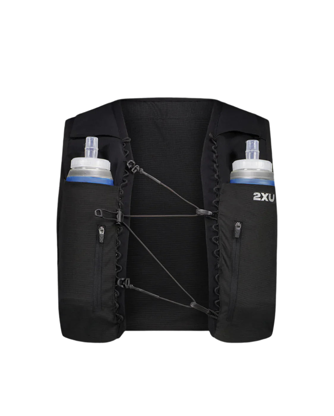 2XU Run Hydration Vest  (Black/Silver Reflective) | Cycling Gears Hub