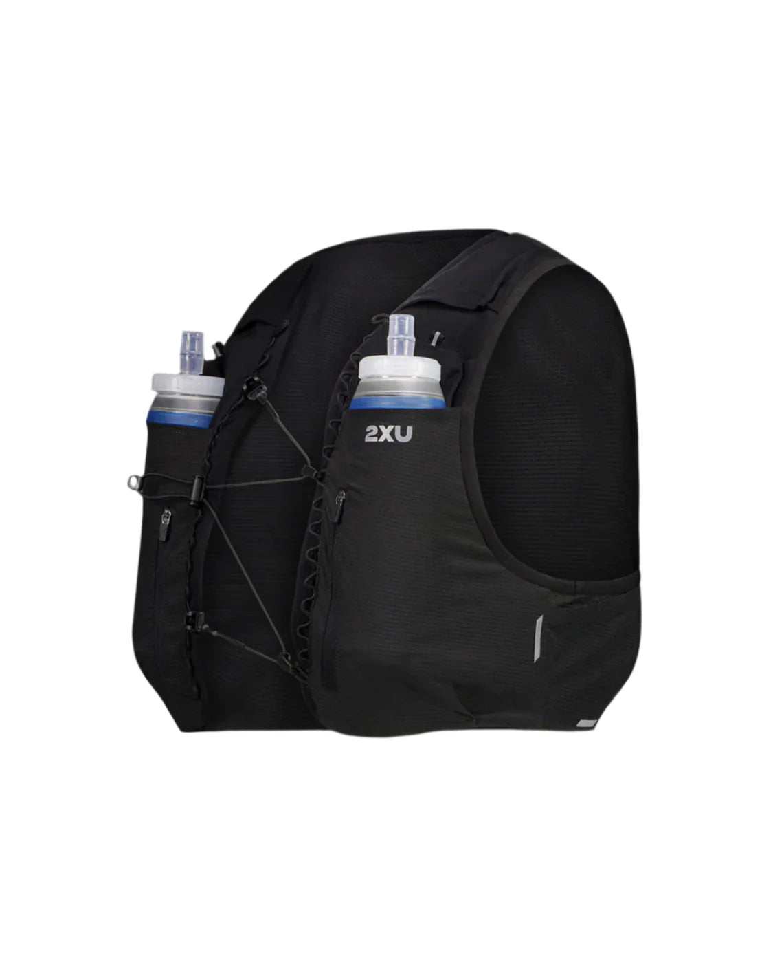 2XU Run Hydration Vest  (Black/Silver Reflective) | Cycling Gears Hub