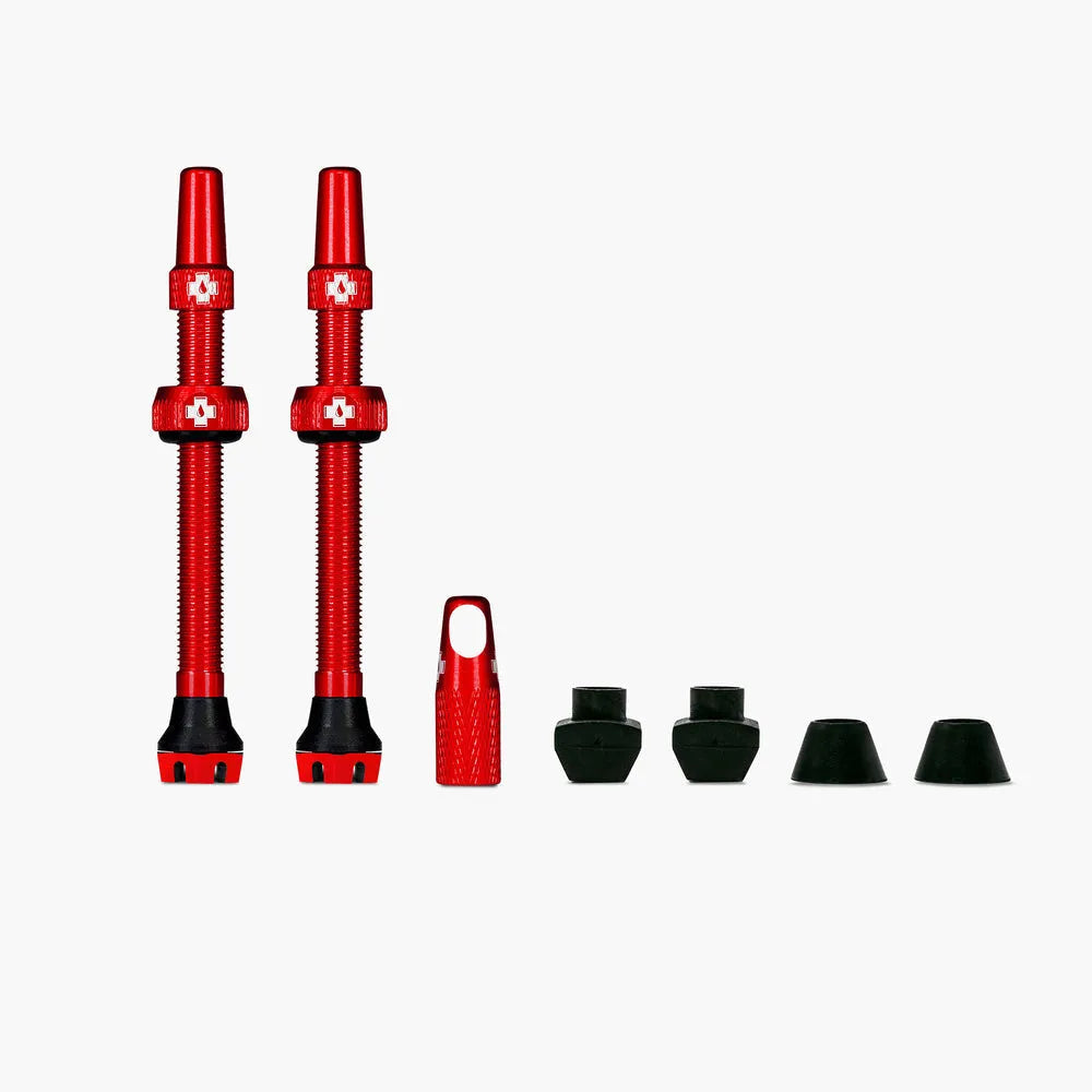 Muc-Off Tubeless Valve Kit (Red) | Cycling Gears Hub