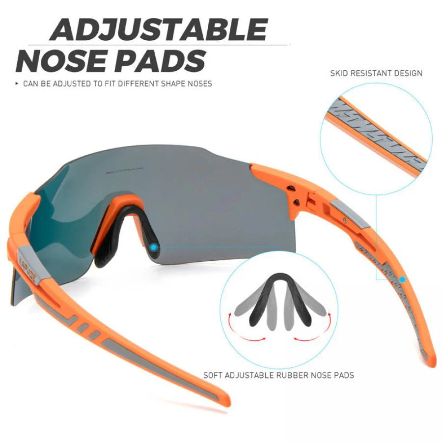 KAPVOE X27 Rimless Sports Glasses Color Blue/Black