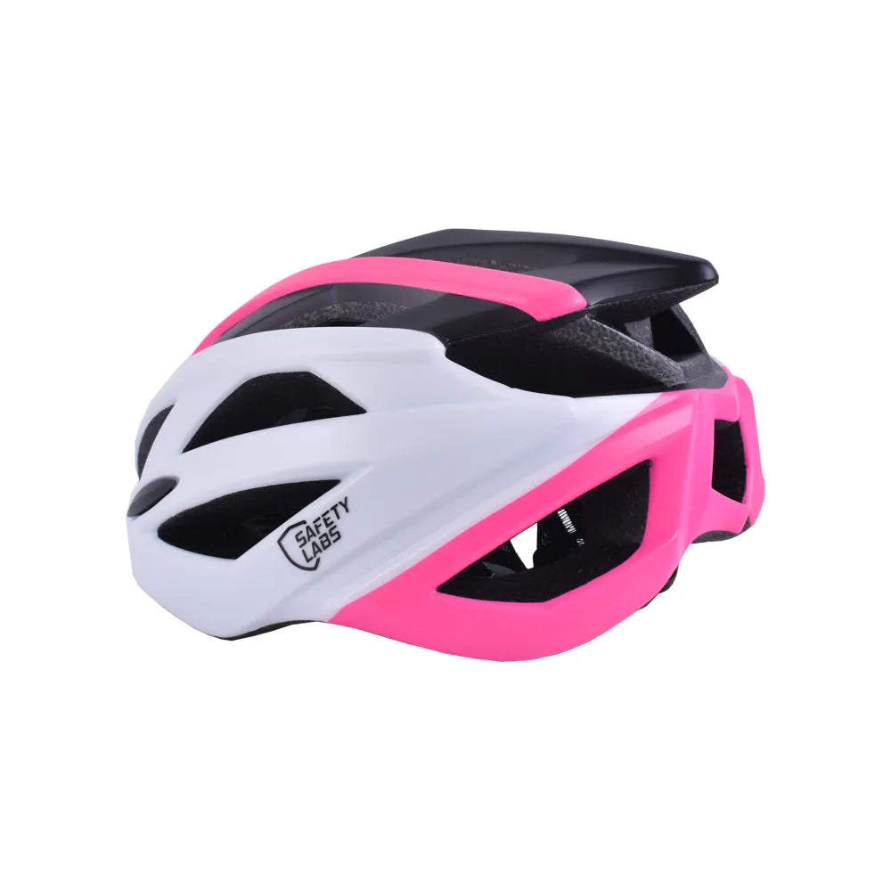 Safety Labs Xeno Road Cycling Helmet (Matt Pink White) | Cycling Gears Hub
