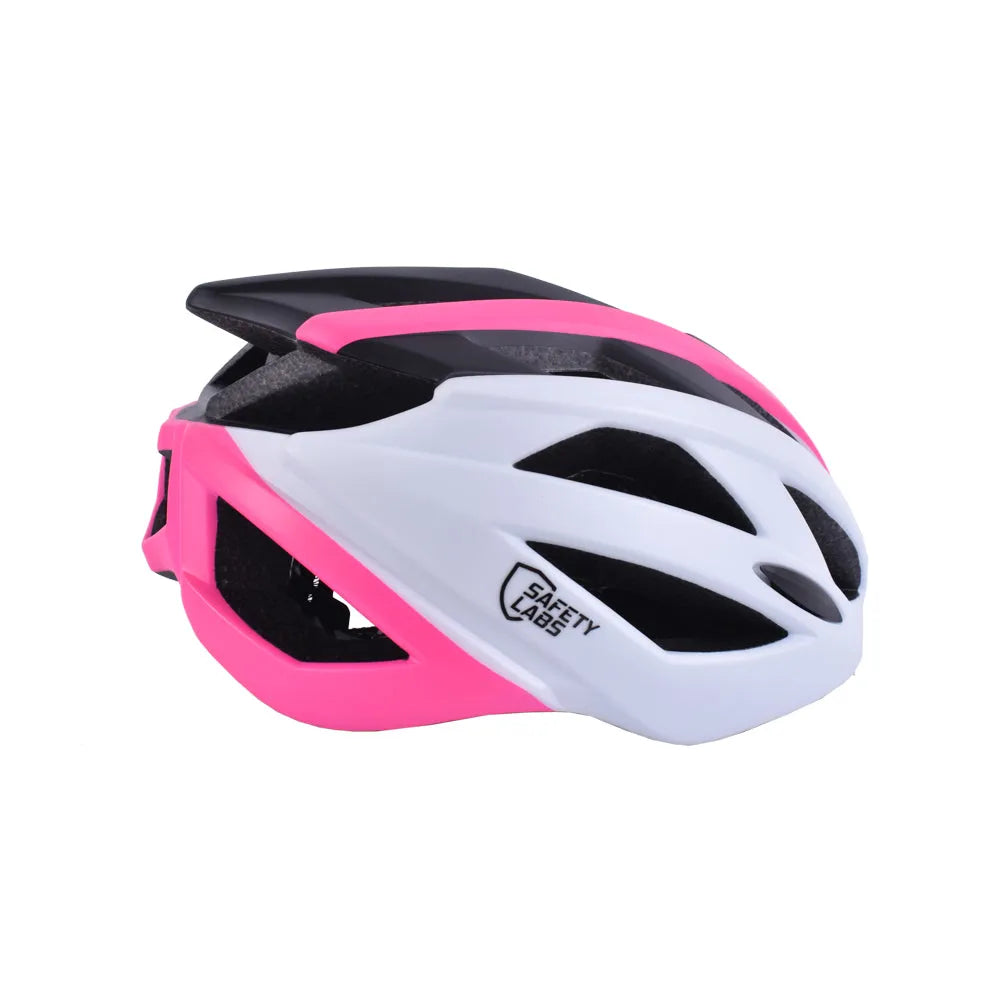 Safety Labs Xeno Road Cycling Helmet (Matt Pink White) | Cycling Gears Hub