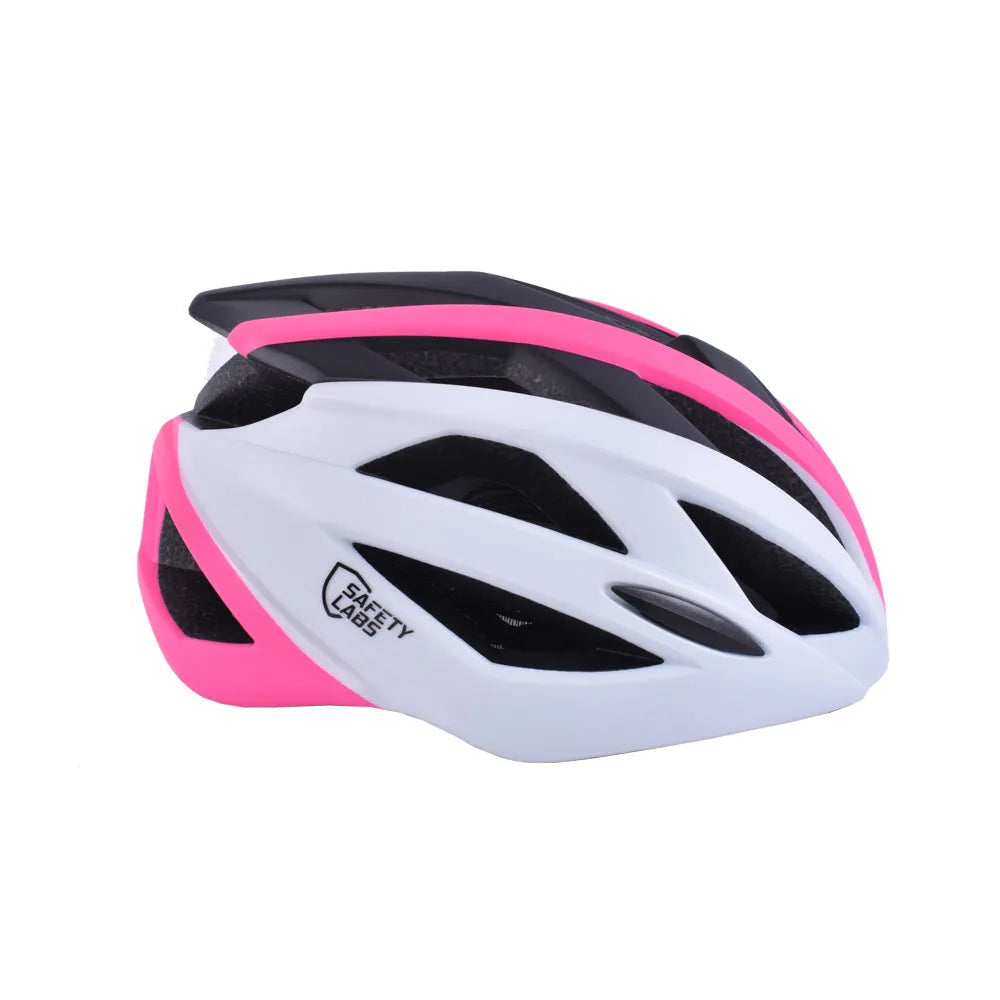 Safety Labs Xeno Road Cycling Helmet (Matt Pink White) | Cycling Gears Hub