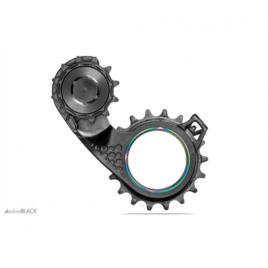 Absolute Black Hollowcage Carbon Pulley Cage (Gold) | Cycling Gears Hub