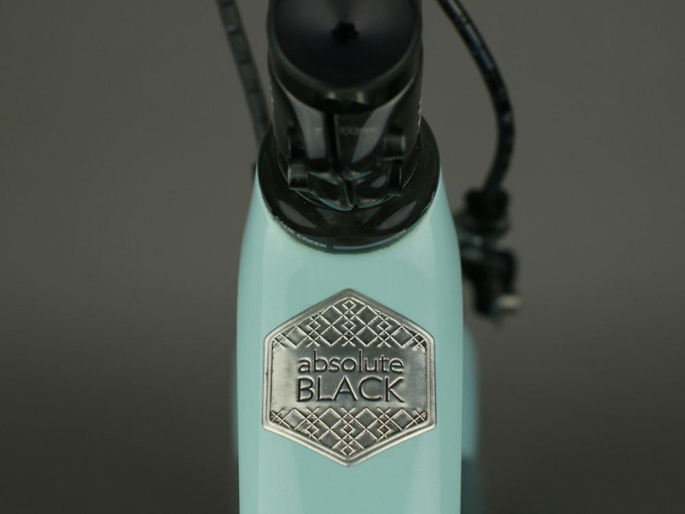 Absolute Black Metal Sticker (Silver) | Cycling Gears Hub